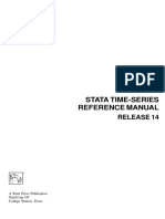 Stata Time Series Reference Manual