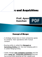 Mergers and Acquisitions