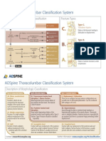 AOSpine Thoracolumbar Classification System - Pocket Card