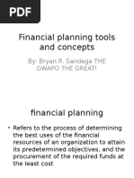 Financial Planning Tools and Concepts