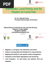 Land Policy and Its Impact On Land Use in Karnataka