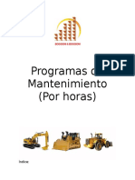 Programas de Mantenimiento Referencial