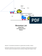 Momentum Lab: Maddie Roth CP Physical Science Period 4