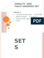 Cardinality and Partially Ordered Set: Group 4