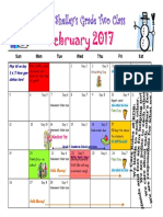 Calendar Feb 2017