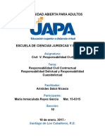 Tarea 3-Responsabilidad Contractual, Delictual y Cuasidelictual