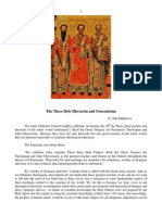 The Three Holy Hierarchs and Geocentrism