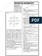 Coordinate Geometry PDF