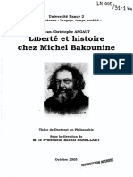 Angaut Liberté Et Historie Chez Michel Bakounine Tese Doutorado PDF