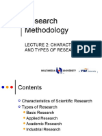 Lecture 2 Characteristics and Type Research