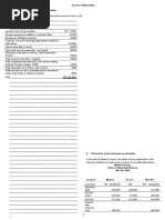 Composition of Trade and Other Receivables