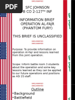 Fallujah INFO Brief Short Presentation Version