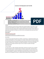 Factors Affecting Economic Development and Growth