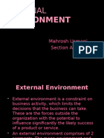 Environment: External