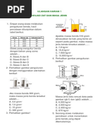 Ulangan Harian 1 (Wujud Zad Dan Masa Jenis)