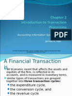 AIS - Introduction To Transaction Processing System