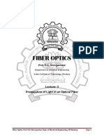 Fiber Optics: Propagation of Light in An Optical Fiber