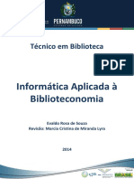 Informática Aplicada A Biblioteconomia