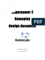 Superpower2 Gameplay Design Document - V1.1a