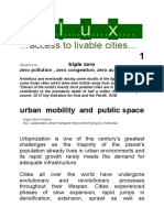 Access To Livable Cities : F L U X