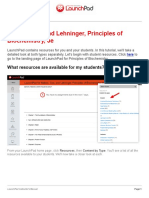 Nelson Cox and Lehninger Principles of Biochemistry 6e