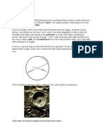 Circle: Tycho Crater, One of Many Examples of Circles That Arise in Nature