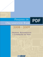 Pof Ibge 2008-2009