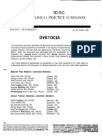 Dystocia SOGC