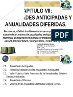 Anualidades Anticipadas y Anualidades Diferidas