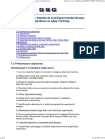 Technical Paper 7 Statistical and Experimental Design Considerations in Alley Farming