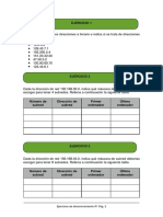 Ejercicios Direccionamiento IP PDF