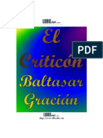 Baltasar Gracián El Criticón