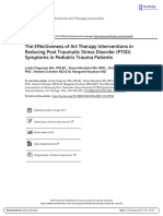 The Effectiveness of Art Therapy Interventions in Reducing Post Traumatic Stress Disorder PTSD Symptoms in Pediatric Trauma Patients