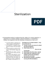 Sterilization of Medium