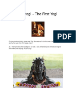 Adiyogi The First Yogi