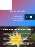 The Six Basic Nutrients