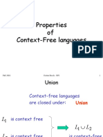 Context Free Properties