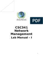 CSC341 - Network Management Lab - 1