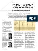 Dry Hopping A Study of Various Parameters