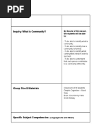 Lesson Plan 1: Cycle Level: 3 (Grade 6)