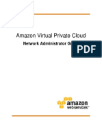 Amazon Virtual Private Cloud: Network Administrator Guide