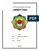 Laporan Subnetting Jerry PDF