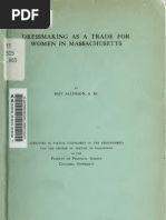 (1916) Dressmaking As A Trade For Women in Massachusetts