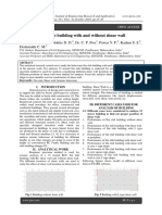 Analysis of Flat Slab Building With and Without Shear Wall PDF