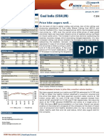 Coal India (COALIN) : Price Hike Augurs Well