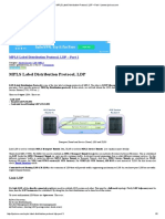 MPLS Label Distribution Protocol, LDP - Part 1 - WWW - Ipcisco