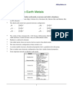 Alkaline Earth Metals