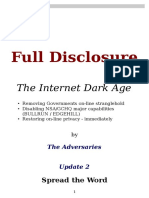 Full Disclosure: The Internet Dark Age