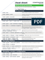 Conda Cheatsheet PDF