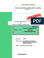 M10 Notions Et Concepts de La Topographie AC CTTP-BTP-CTTP